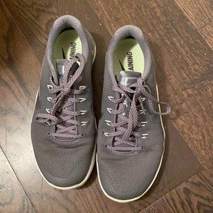 Nike grey metcon training sneakers for women